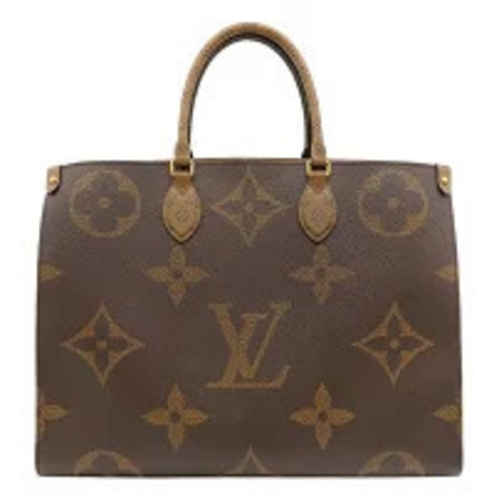 Louis Vuitton Tote Bag OnTheGo Monogram Canvas Reverse Shoulder Brown